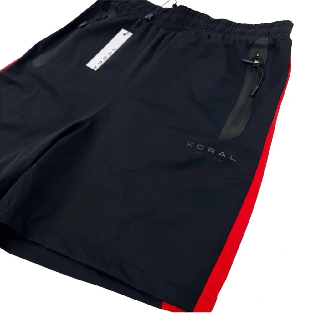 Koral Statement Neal Shorts Men Color Black & Red Size S